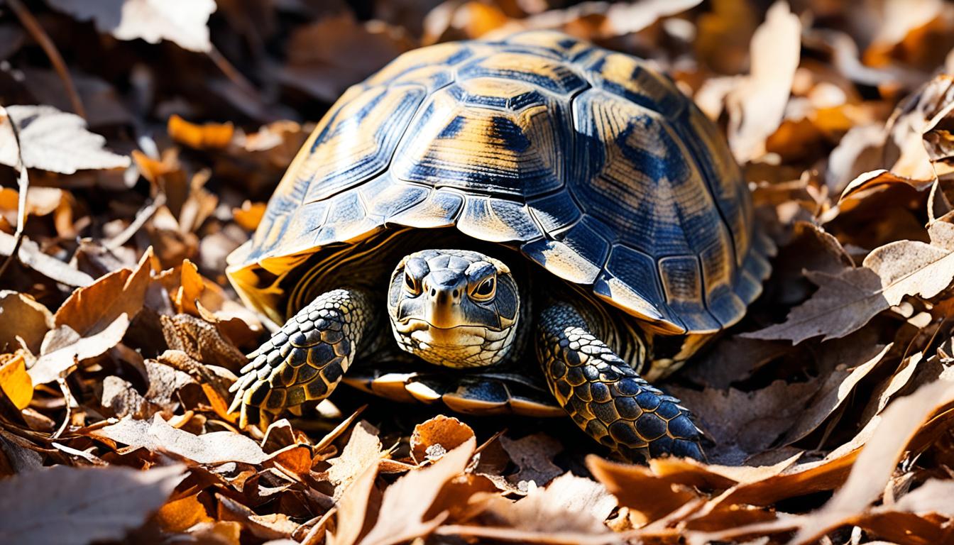 Maurische Landschildkröte im Winterschlaf